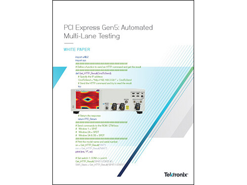 PCIe Multi-Lane Testing